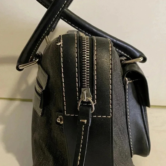 Dooney & Bourke DB signature print canvas bag - Picture 4 of 14